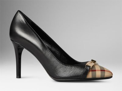ZAPATOS DE SALÓN EN PIEL DE CHECKS HORSEFERRY de Burberry